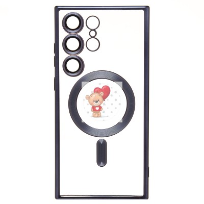 Чехол-накладка для Samsung Galaxy S23 Ultra (титановый синий) - SM027 SafeMag Чехол-накладка для Samsung Galaxy S23 Ultra (титановый синий) - SM027 SafeMag