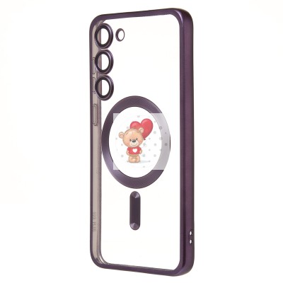 Чехол-накладка для Samsung Galaxy S23 (темно-фиолетовый) - SM027 SafeMag