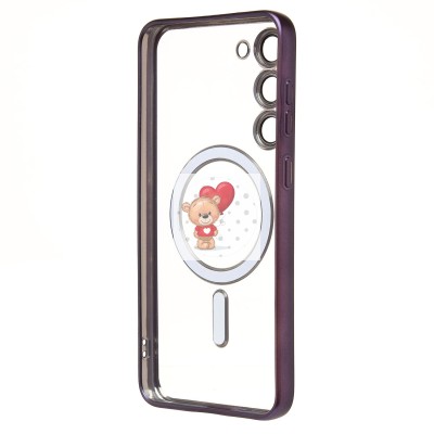 Чехол-накладка для Samsung Galaxy S23 (темно-фиолетовый) - SM027 SafeMag