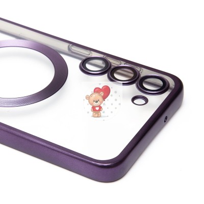 Чехол-накладка для Samsung Galaxy S23 (темно-фиолетовый) - SM027 SafeMag