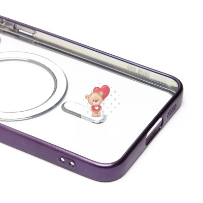 Чехол-накладка для Samsung Galaxy S23 (темно-фиолетовый) - SM027 SafeMag