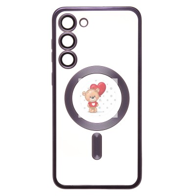 Чехол-накладка для Samsung Galaxy S23+ (темно-фиолетовый) - SM027 SafeMag