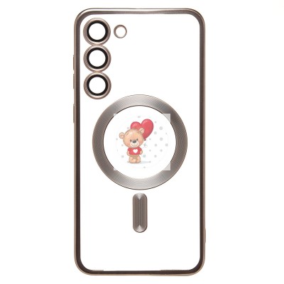 Чехол-накладка для Samsung Galaxy S23+ (титановый) - SM027 SafeMag