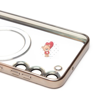 Чехол-накладка для Samsung Galaxy S23+ (титановый) - SM027 SafeMag Чехол-накладка для Samsung Galaxy S23+ (титановый) - SM027 SafeMag