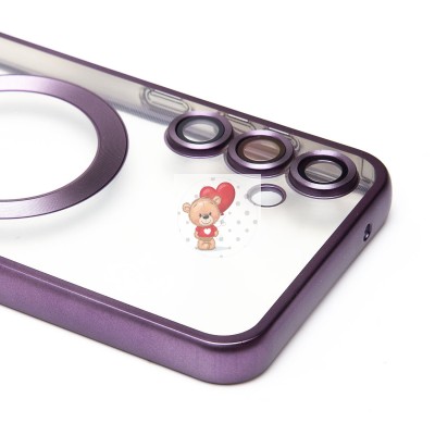 Чехол-накладка для Samsung Galaxy S23FE (темно-фиолетовый) - SM027 SafeMag Чехол-накладка для Samsung Galaxy S23FE (темно-фиолетовый) - SM027 SafeMag