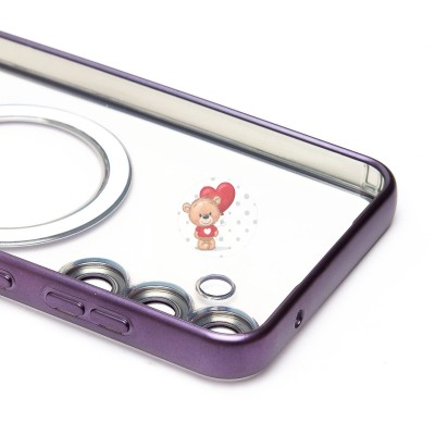 Чехол-накладка для Samsung Galaxy S23FE (темно-фиолетовый) - SM027 SafeMag Чехол-накладка для Samsung Galaxy S23FE (темно-фиолетовый) - SM027 SafeMag