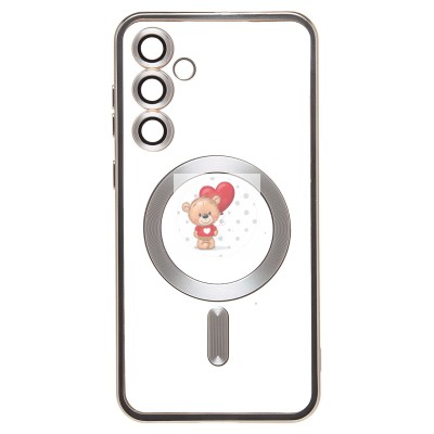 Чехол-накладка для Samsung Galaxy S23FE (серебяный) - SM027 SafeMag Чехол-накладка для Samsung Galaxy S23FE (серебяный) - SM027 SafeMag