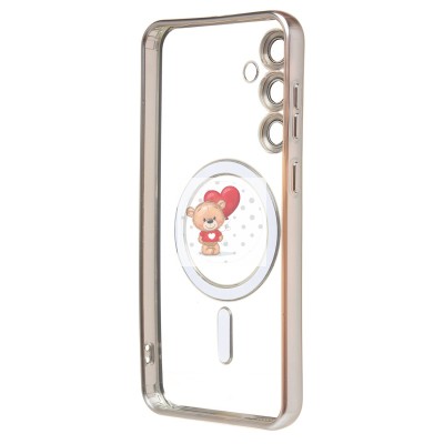 Чехол-накладка для Samsung Galaxy S23FE (серебяный) - SM027 SafeMag Чехол-накладка для Samsung Galaxy S23FE (серебяный) - SM027 SafeMag