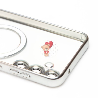 Чехол-накладка для Samsung Galaxy S23FE (серебяный) - SM027 SafeMag Чехол-накладка для Samsung Galaxy S23FE (серебяный) - SM027 SafeMag