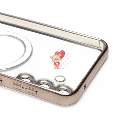 Чехол-накладка для Samsung Galaxy S23FE (титановый) - SM027 SafeMag Чехол-накладка для Samsung Galaxy S23FE (титановый) - SM027 SafeMag