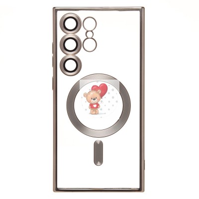 Чехол-накладка для Samsung Galaxy S24 Ultra (титановый) - SM027 SafeMag Чехол-накладка для Samsung Galaxy S24 Ultra (титановый) - SM027 SafeMag