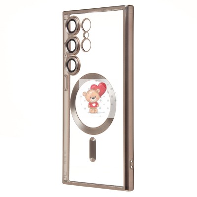 Чехол-накладка для Samsung Galaxy S24 Ultra (титановый) - SM027 SafeMag Чехол-накладка для Samsung Galaxy S24 Ultra (титановый) - SM027 SafeMag