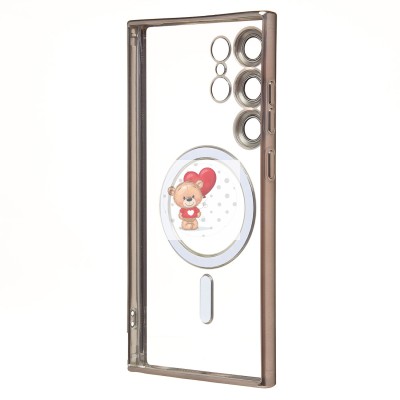 Чехол-накладка для Samsung Galaxy S24 Ultra (титановый) - SM027 SafeMag Чехол-накладка для Samsung Galaxy S24 Ultra (титановый) - SM027 SafeMag