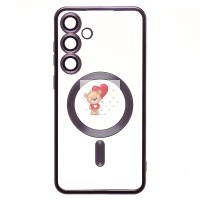 Чехол-накладка для Samsung Galaxy S24+ (темно-фиолетовый) - SM027 SafeMag