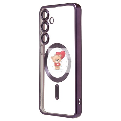 Чехол-накладка для Samsung Galaxy S24+ (темно-фиолетовый) - SM027 SafeMag