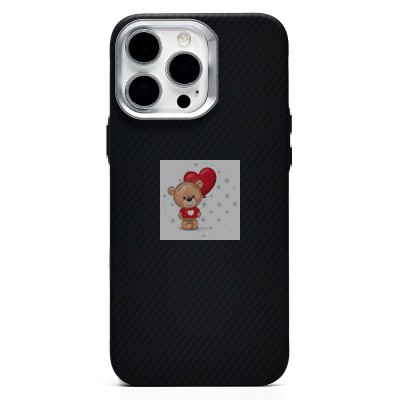 Чехол-накладка для Apple iPhone 16 Pro Max (черный) - SM028 SafeMag Carbon