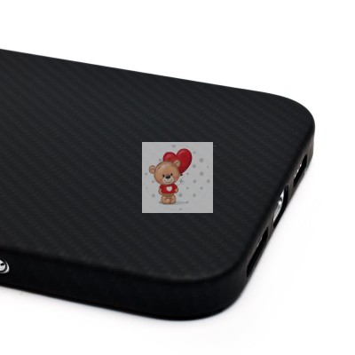 Чехол-накладка для Apple iPhone 16 Pro Max (черный) - SM028 SafeMag Carbon