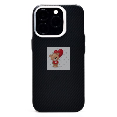Чехол-накладка для Apple iPhone 16 Pro (черный) - SM028 SafeMag Carbon