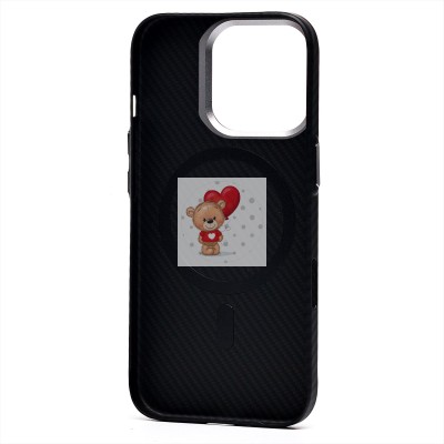 Чехол-накладка для Apple iPhone 16 Pro (черный) - SM028 SafeMag Carbon