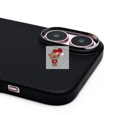 Чехол-накладка для Apple iPhone 16 (черный) - SM028 SafeMag Carbon