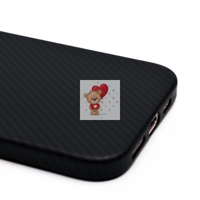 Чехол-накладка для Apple iPhone 16 (черный) - SM028 SafeMag Carbon