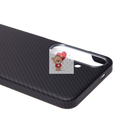 Чехол-накладка для Samsung Galaxy S24 (черный) - SM028 SafeMag Carbon