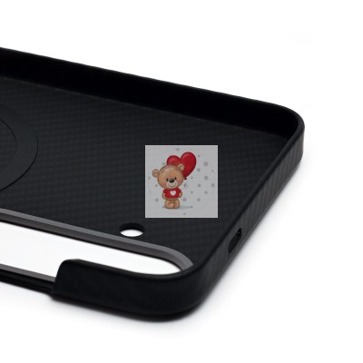 Чехол-накладка для Samsung Galaxy S24+ (черный) - SM028 SafeMag Carbon Чехол-накладка для Samsung Galaxy S24+ (черный) - SM028 SafeMag Carbon