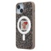 Чехол-накладка для Apple iPhone 13 россыпь кристаллов (титановый серый) - SM029 POSH SHINE SafeMag