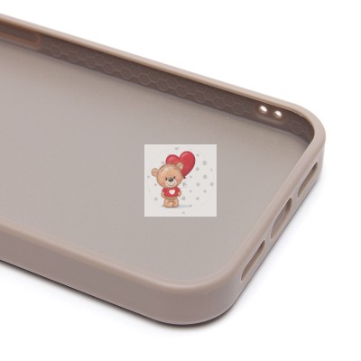 Чехол-накладка для Apple iPhone 13 россыпь кристаллов (титановый серый) - SM029 POSH SHINE SafeMag