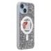 Чехол-накладка для Apple iPhone 13 россыпь кристаллов (титановый белый) - SM029 POSH SHINE SafeMag