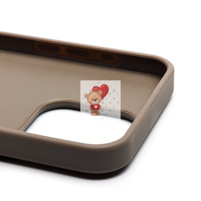 Чехол-накладка для Apple iPhone 15 Pro Max россыпь кристаллов (титановый серый) - SM029 POSH SHINE SafeMag