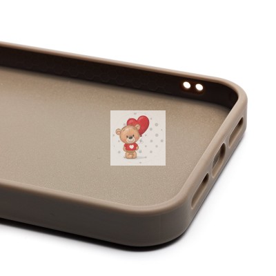 Чехол-накладка для Apple iPhone 15 Pro Max россыпь кристаллов (титановый серый) - SM029 POSH SHINE SafeMag