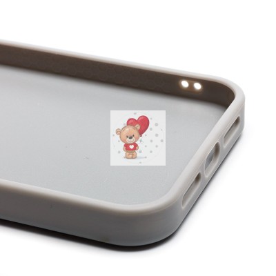 Чехол-накладка для Apple iPhone 15 Pro Max россыпь кристаллов (титановый белый) - SM029 POSH SHINE SafeMag