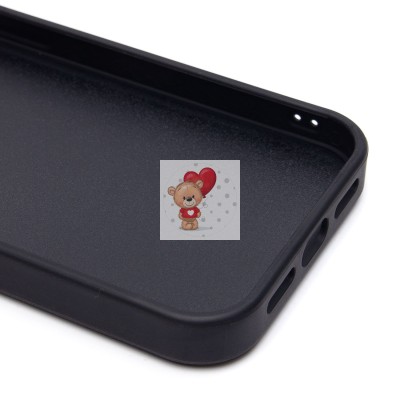 Чехол-накладка для Apple iPhone 15 Pro россыпь кристаллов (титановый черный) - SM029 POSH SHINE SafeMag