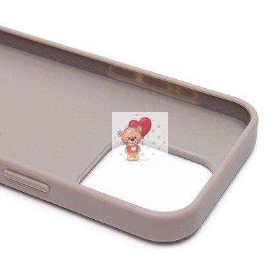 Чехол-накладка для Apple iPhone 15 Pro россыпь кристаллов (титановый серый) - SM029 POSH SHINE SafeMag