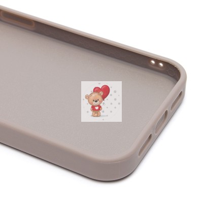 Чехол-накладка для Apple iPhone 15 Pro россыпь кристаллов (титановый серый) - SM029 POSH SHINE SafeMag