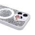 Чехол-накладка для Apple iPhone 15 Pro россыпь кристаллов (титановый белый) - SM029 POSH SHINE SafeMag