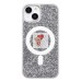 Чехол-накладка для Apple iPhone 15 россыпь кристаллов (титановый белый) - SM029 POSH SHINE SafeMag