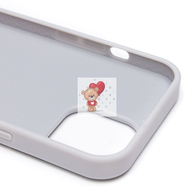 Чехол-накладка для Apple iPhone 15 россыпь кристаллов (титановый белый) - SM029 POSH SHINE SafeMag Чехол-накладка для Apple iPhone 15 россыпь кристаллов (титановый белый) - SM029 POSH SHINE SafeMag