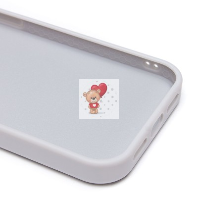 Чехол-накладка для Apple iPhone 15 россыпь кристаллов (титановый белый) - SM029 POSH SHINE SafeMag Чехол-накладка для Apple iPhone 15 россыпь кристаллов (титановый белый) - SM029 POSH SHINE SafeMag