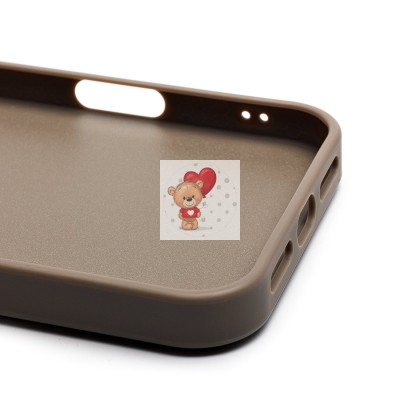 Чехол-накладка для Apple iPhone 16 Pro Max россыпь кристаллов (титановый серый) - SM029 POSH SHINE SafeMag