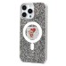 Чехол-накладка для Apple iPhone 16 Pro Max россыпь кристаллов (титановый белый) - SM029 POSH SHINE SafeMag