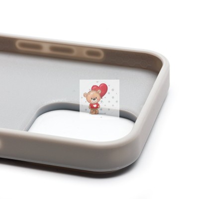 Чехол-накладка для Apple iPhone 16 Pro Max россыпь кристаллов (титановый белый) - SM029 POSH SHINE SafeMag