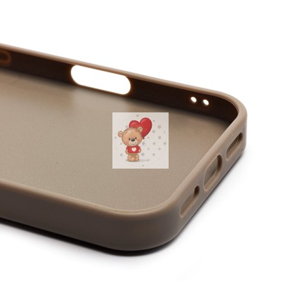 Чехол-накладка для Apple iPhone 16 Pro россыпь кристаллов (титановый серый) - SM029 POSH SHINE SafeMag