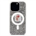 Чехол-накладка для Apple iPhone 16 Pro россыпь кристаллов (титановый белый) - SM029 POSH SHINE SafeMag