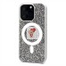 Чехол-накладка для Apple iPhone 16 Pro россыпь кристаллов (титановый белый) - SM029 POSH SHINE SafeMag