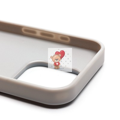 Чехол-накладка для Apple iPhone 16 Pro россыпь кристаллов (титановый белый) - SM029 POSH SHINE SafeMag