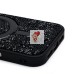Чехол-накладка для Apple iPhone 16 россыпь кристаллов (титановый черный) - SM029 POSH SHINE SafeMag Чехол-накладка для Apple iPhone 16 россыпь кристаллов (титановый черный) - SM029 POSH SHINE SafeMag
