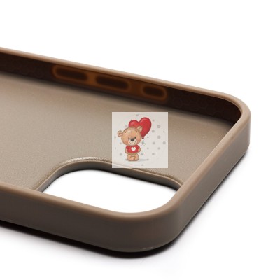 Чехол-накладка для Apple iPhone 16 россыпь кристаллов (титановый серый) - SM029 POSH SHINE SafeMag