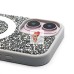 Чехол-накладка для Apple iPhone 16 россыпь кристаллов (титановый белый) - SM029 POSH SHINE SafeMag